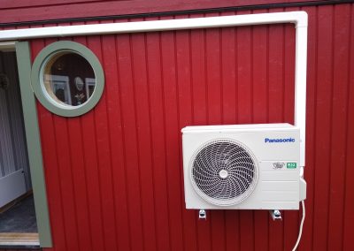 Installation av luftvärmepump på alnö i Sundsvall